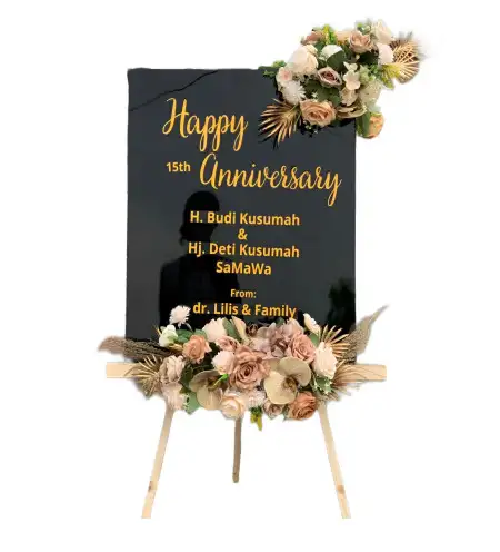 Papan Bunga Akrilik Rowomarto