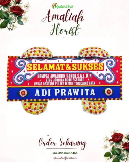 Papan Bunga Ucapan Selamat Rowomarto